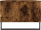 vidaXL - Salontafel - 90x50x36,5 - cm - bewerkt - hout - gerookt - eikenkleurig