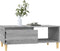 vidaXL - Salontafel - 90x50x36,5 - cm - bewerkt - hout - grijs - sonoma