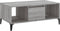 vidaXL - Salontafel - 90x50x36,5 - cm - bewerkt - hout - grijs - sonoma