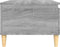 vidaXL - Salontafel - 90x50x36,5 - cm - bewerkt - hout - grijs - sonoma