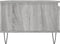 vidaXL - Salontafel - 90x50x36,5 - cm - bewerkt - hout - grijs - sonoma