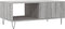 vidaXL - Salontafel - 90x50x36,5 - cm - bewerkt - hout - grijs - sonoma