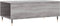 vidaXL - Salontafel - 90x50x36,5 - cm - bewerkt - hout - grijs - sonoma