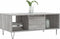 vidaXL - Salontafel - 90x50x36,5 - cm - bewerkt - hout - grijs - sonoma
