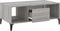 vidaXL - Salontafel - 90x50x36,5 - cm - bewerkt - hout - grijs - sonoma