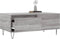 vidaXL - Salontafel - 90x50x36,5 - cm - bewerkt - hout - grijs - sonoma