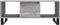vidaXL - Salontafel - 90x50x36,5 - cm - bewerkt - hout - grijs - sonoma
