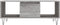vidaXL - Salontafel - 90x50x36,5 - cm - bewerkt - hout - grijs - sonoma