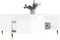 vidaXL - Salontafel - 90x50x36,5 - cm - bewerkt - hout - hoogglans - wit