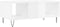 vidaXL - Salontafel - 90x50x36,5 - cm - bewerkt - hout - hoogglans - wit