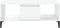 vidaXL - Salontafel - 90x50x36,5 - cm - bewerkt - hout - hoogglans - wit