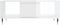 vidaXL - Salontafel - 90x50x36,5 - cm - bewerkt - hout - hoogglans - wit