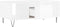 vidaXL - Salontafel - 90x50x36,5 - cm - bewerkt - hout - hoogglans - wit