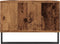 vidaXL - Salontafel - 90x50x36,5 - cm - bewerkt - hout - oud - houtkleurig