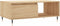 vidaXL - Salontafel - 90x50x36,5 - cm - bewerkt - hout - sonoma - eikenkleurig