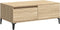 vidaXL - Salontafel - 90x50x36,5 - cm - bewerkt - hout - sonoma - eikenkleurig