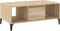 vidaXL - Salontafel - 90x50x36,5 - cm - bewerkt - hout - sonoma - eikenkleurig
