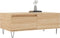 vidaXL - Salontafel - 90x50x36,5 - cm - bewerkt - hout - sonoma - eikenkleurig