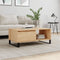 vidaXL - Salontafel - 90x50x36,5 - cm - bewerkt - hout - sonoma - eikenkleurig