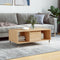 vidaXL - Salontafel - 90x50x36,5 - cm - bewerkt - hout - sonoma - eikenkleurig