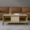 vidaXL - Salontafel - 90x50x36,5 - cm - bewerkt - hout - sonoma - eikenkleurig