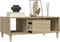 vidaXL - Salontafel - 90x50x36,5 - cm - bewerkt - hout - sonoma - eikenkleurig