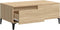 vidaXL - Salontafel - 90x50x36,5 - cm - bewerkt - hout - sonoma - eikenkleurig