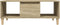 vidaXL - Salontafel - 90x50x36,5 - cm - bewerkt - hout - sonoma - eikenkleurig