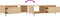 vidaXL - Salontafel - 90x50x36,5 - cm - bewerkt - hout - sonoma - eikenkleurig