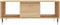 vidaXL - Salontafel - 90x50x36,5 - cm - bewerkt - hout - sonoma - eikenkleurig