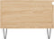 vidaXL - Salontafel - 90x50x36,5 - cm - bewerkt - hout - sonoma - eikenkleurig