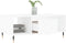 vidaXL - Salontafel - 90x50x36,5 - cm - bewerkt - hout - wit