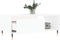 vidaXL - Salontafel - 90x50x36,5 - cm - bewerkt - hout - wit