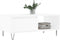vidaXL - Salontafel - 90x50x36,5 - cm - bewerkt - hout - wit