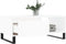 vidaXL - Salontafel - 90x50x36,5 - cm - bewerkt - hout - wit