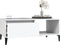 vidaXL - Salontafel - 90x50x36,5 - cm - bewerkt - hout - wit