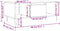 vidaXL - Salontafel - 90x50x36,5 - cm - bewerkt - hout - wit