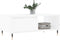 vidaXL - Salontafel - 90x50x36,5 - cm - bewerkt - hout - wit
