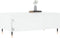 vidaXL - Salontafel - 90x50x36,5 - cm - bewerkt - hout - wit