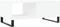 vidaXL - Salontafel - 90x50x36,5 - cm - bewerkt - hout - wit