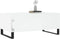 vidaXL - Salontafel - 90x50x36,5 - cm - bewerkt - hout - wit