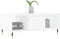 vidaXL - Salontafel - 90x50x36,5 - cm - bewerkt - hout - wit