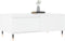 vidaXL - Salontafel - 90x50x36,5 - cm - bewerkt - hout - wit