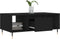 vidaXL - Salontafel - 90x50x36,5 - cm - bewerkt - hout - zwart