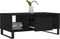 vidaXL - Salontafel - 90x50x36,5 - cm - bewerkt - hout - zwart