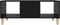 vidaXL - Salontafel - 90x50x36,5 - cm - bewerkt - hout - zwart