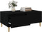 vidaXL - Salontafel - 90x50x36,5 - cm - bewerkt - hout - zwart