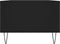 vidaXL - Salontafel - 90x50x36,5 - cm - bewerkt - hout - zwart