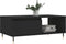 vidaXL - Salontafel - 90x50x36,5 - cm - bewerkt - hout - zwart