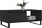 vidaXL - Salontafel - 90x50x36,5 - cm - bewerkt - hout - zwart